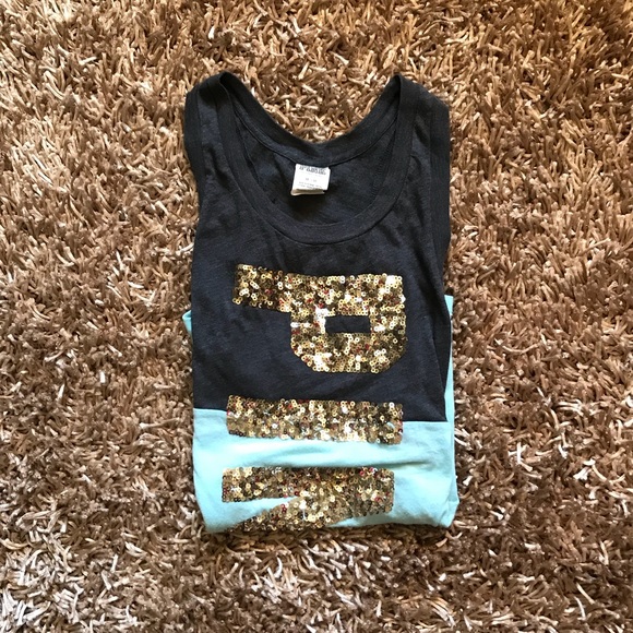 VICTORIA’S SECRET PINK💕TANK TOP W/SEQUINS - Picture 3 of 5